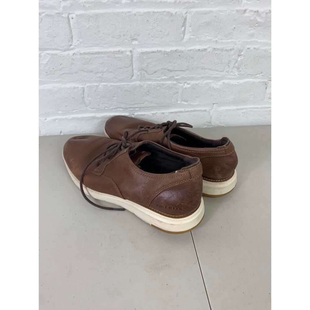 Cole Haan Men's Grand Atlantic Casual Oxford Shoes Smooth Leather Brown Size 11 - Picture 3 of 12